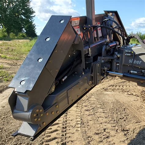 skid steer attachments free shipping|used skid steer grader attachment.